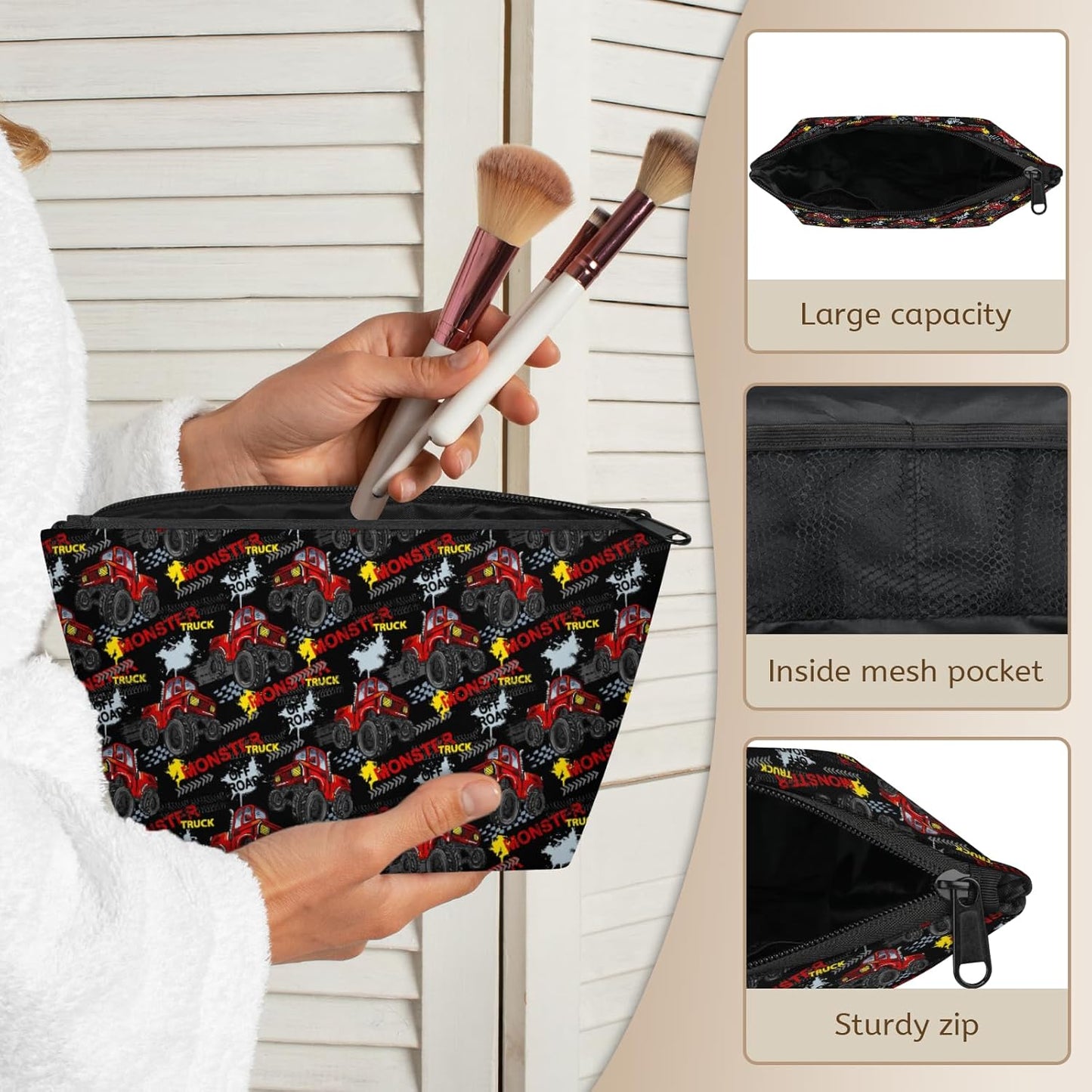 Kids Toiletry Bag Travel Cosmetic Makeup Organizer Wash Shower Bags Over Night Bags Camping Shaving Kit Handbags for Boys Girls