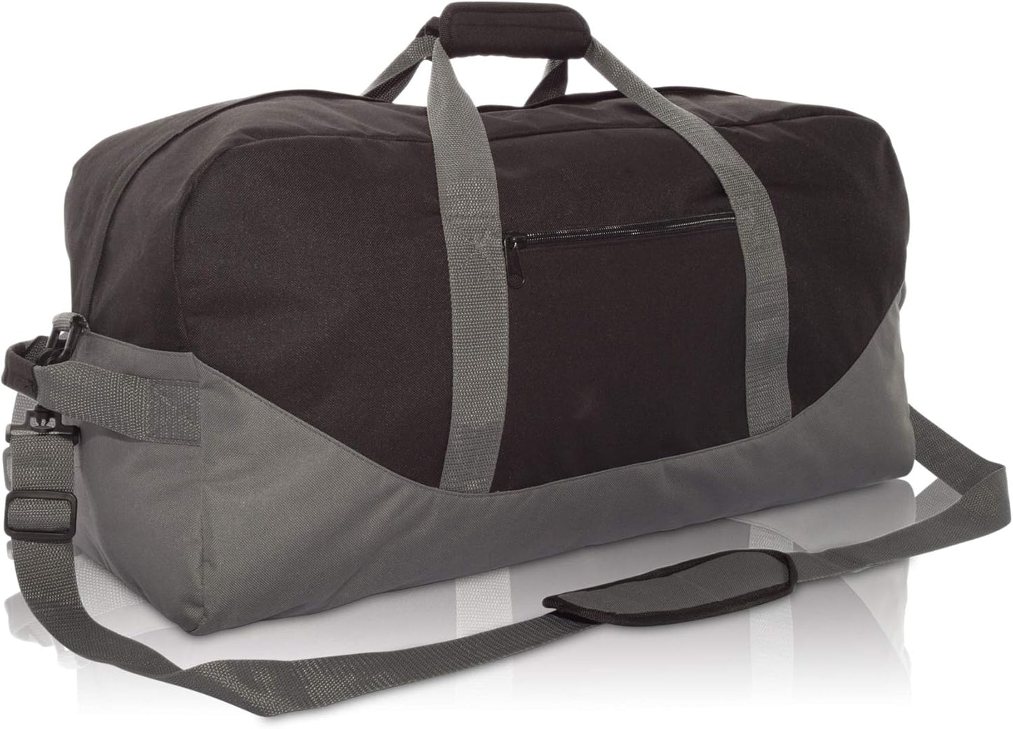 DALIX 25" Big Adventure Large Gym Sports Duffle Bag (Black Grey Navy Blue Red Camo)