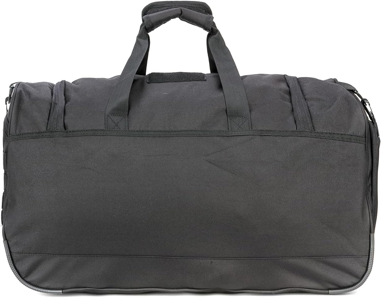 Gym Duffel Bag for Men Sports Duffel Bag with Shoe Compartment (BLACK-Model B)
