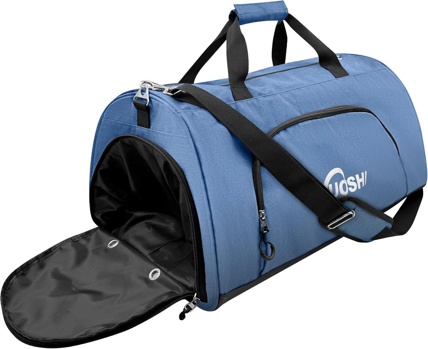 Gym Duffle Bag for Men & Women Water-Resistant-Sports Travel Bag with Ventilated Shoe Compartment & Wet Pocket, 56L Large Weekender Overnight Bag