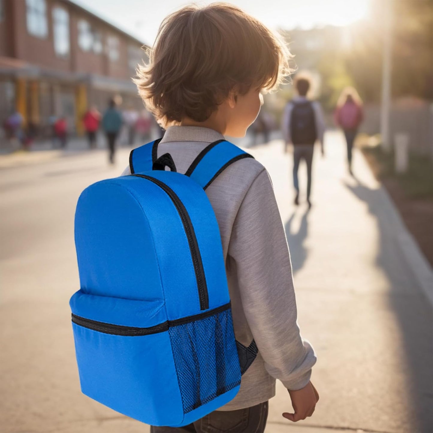 17" School Backpacks for Kids - Backpacks in Bulk for Elementary, Middle, and High School Students in Assorted Colors