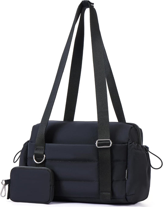 ROULENS Small Gym Bag for Women 2 Set Mini Gym Duffle Bag with Wet Compartment and Coin Wallet, Gym Tote Bag for Workout/Sport/Travel