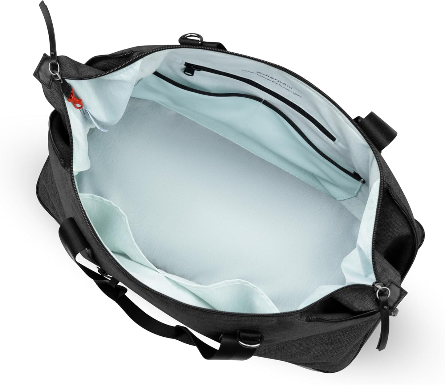 Sherpani Boston, Anti-Theft Weekender Bags,Travel Duffel Bag for Women, Carry On Tote Bag with Removable Shoe Bottom Compartment, Metal Hardware