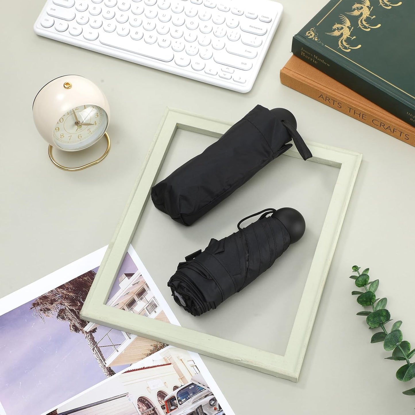 Sweetude 12 Pcs Travel Mini Umbrellas for Purse Bulk Folding Compact Lightweight Windproof UV Pocket Collapsible Umbrella for Kids Backpack Rain Wedding Party Women Girls