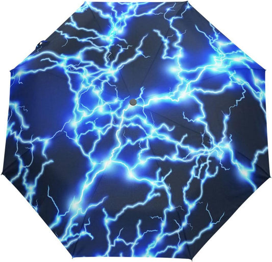 Automatic Umbrella One Touch Auto Open and Close Button Compact Travel Umbrella for Women Men Kid