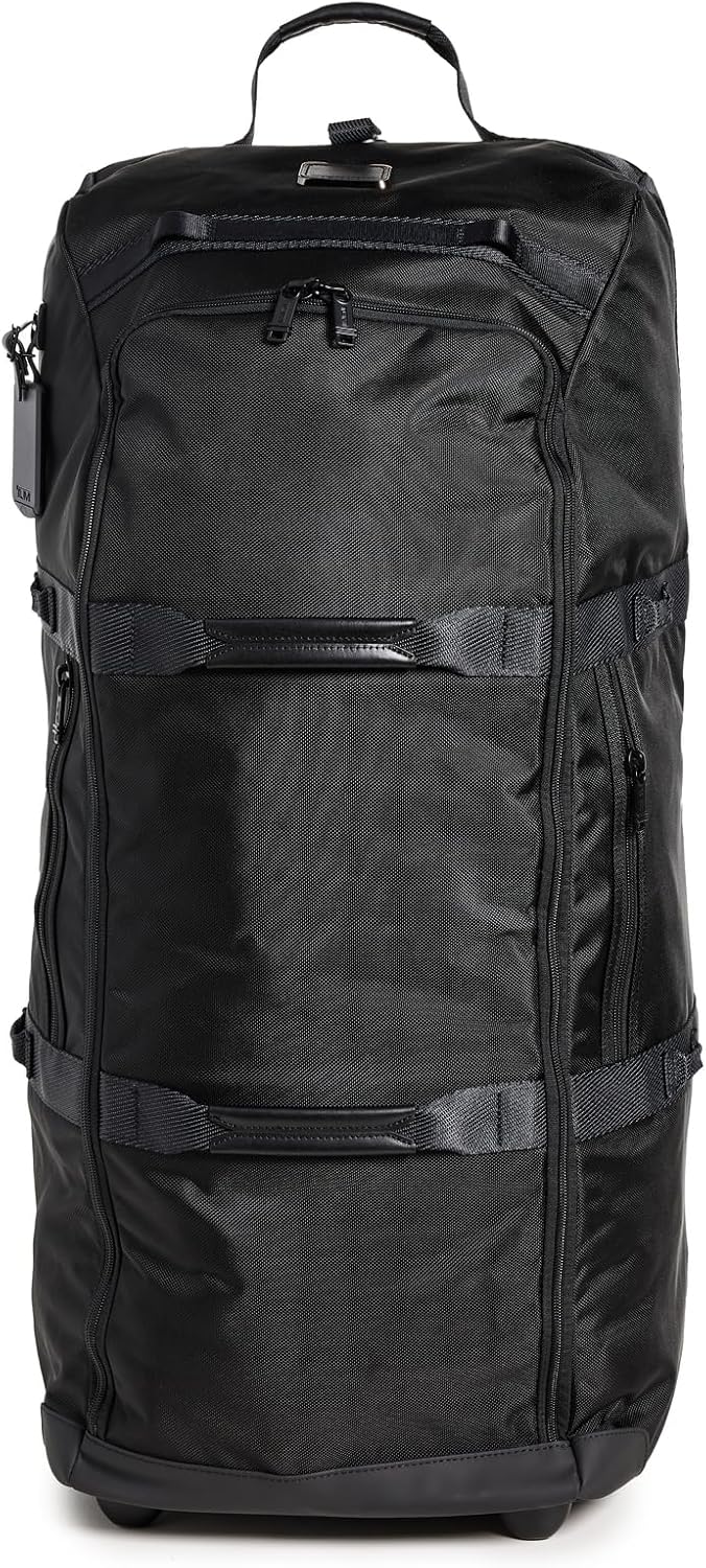 TUMI - Alpha Bravo Collapsible Duffel - 85 L Capacity - Black Duffel for Travel - 31.5" X 14.3" X 12.0" - Black