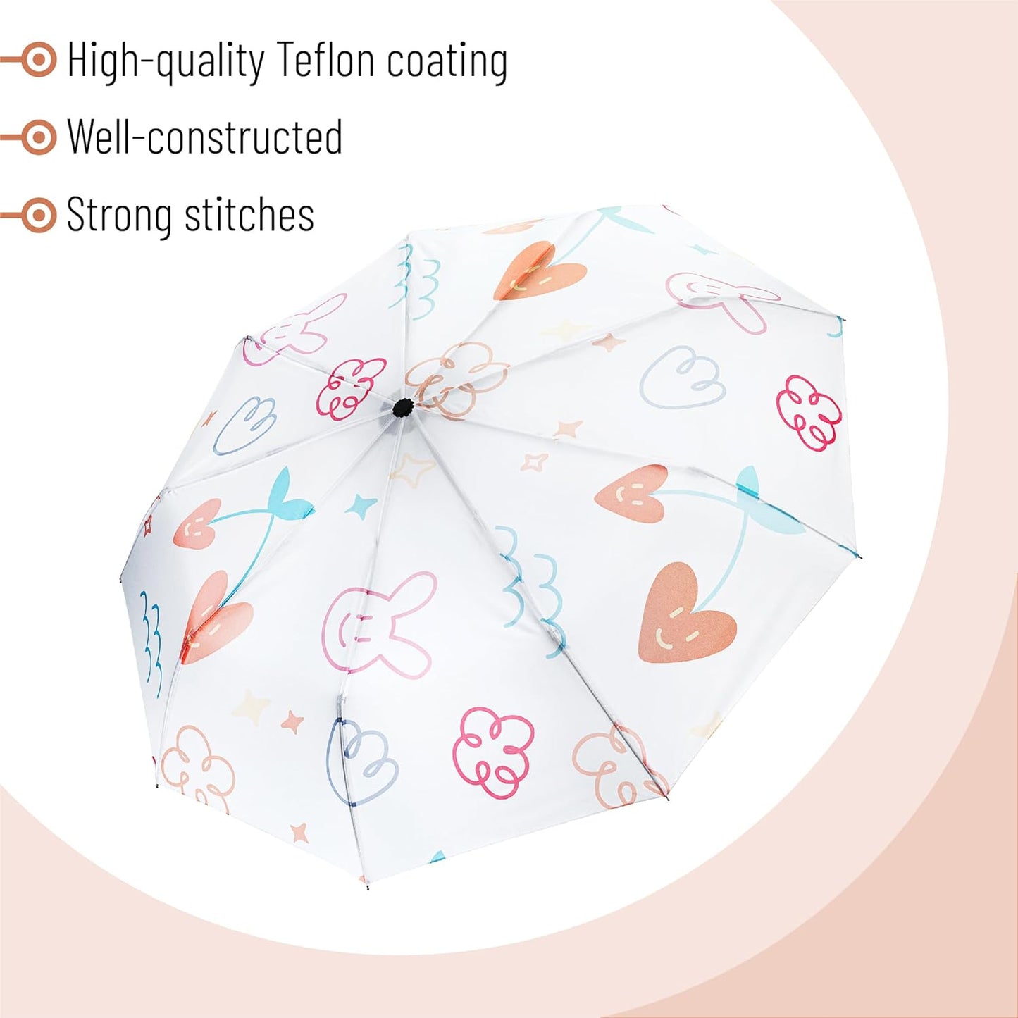 Mr. Pen- Windproof Travel Umbrella, Automatic Umbrellas for Rain, Compact