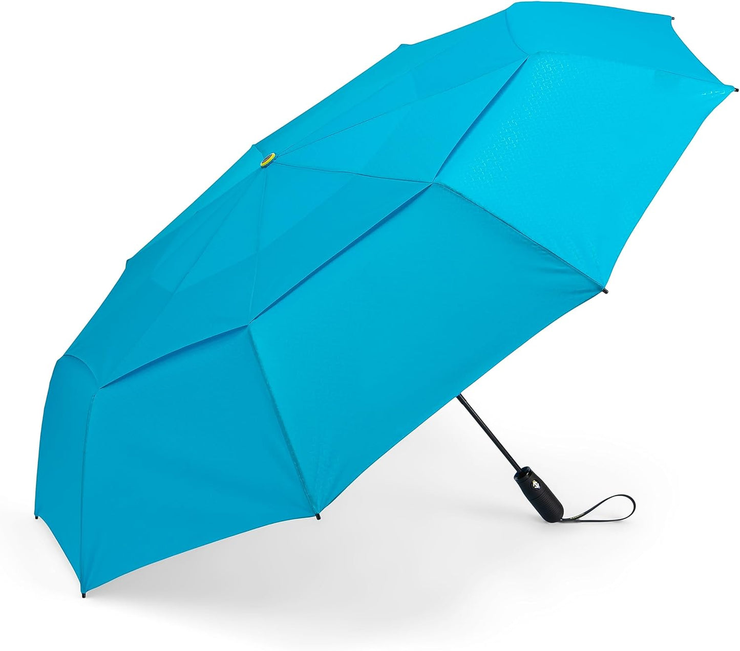 ShedRain Vortex Automatic Compact Folding Windproof Travel Umbrella – Rain & Windproof Vented Double Canopy – Protect from Rain, Sun & Wind - Wind Tunnel Tested to 75 mph