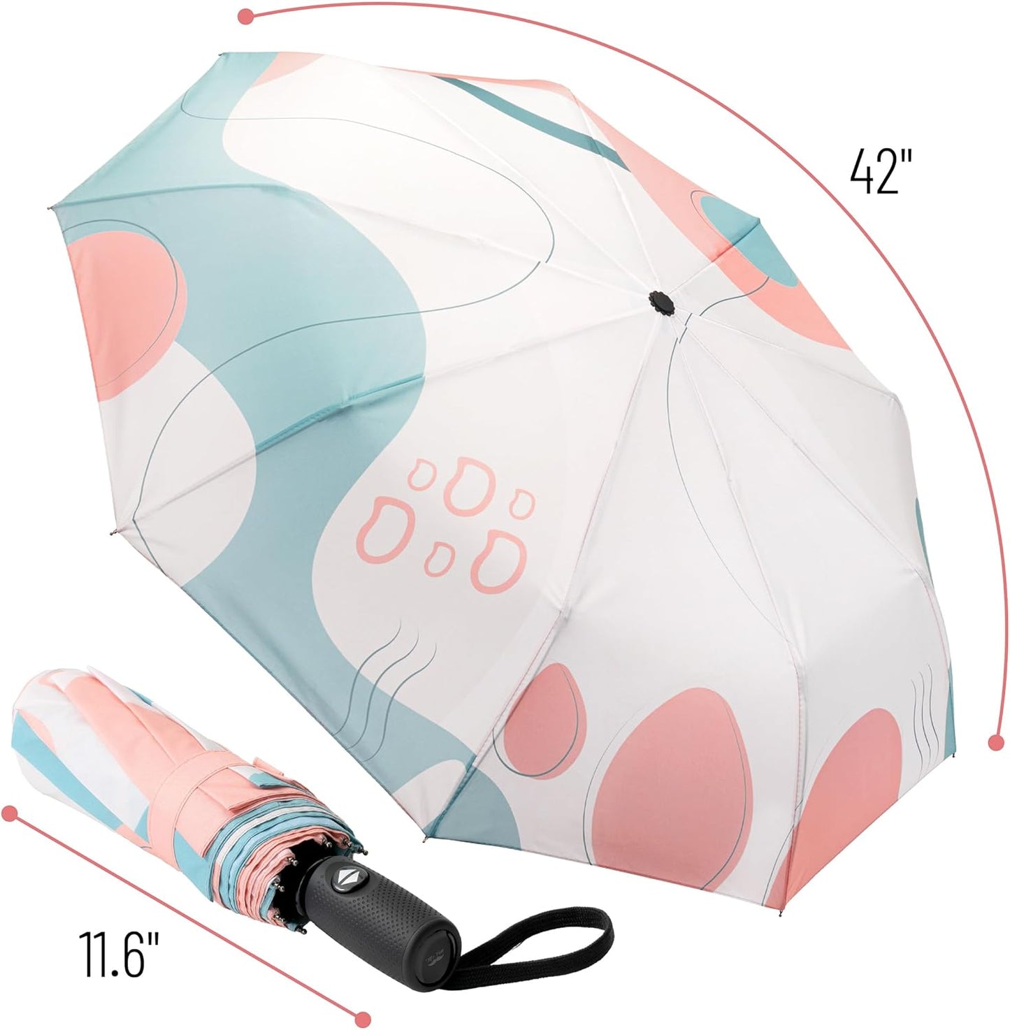 Mr. Pen- Windproof Travel Umbrella, Automatic Umbrellas for Rain, Compact