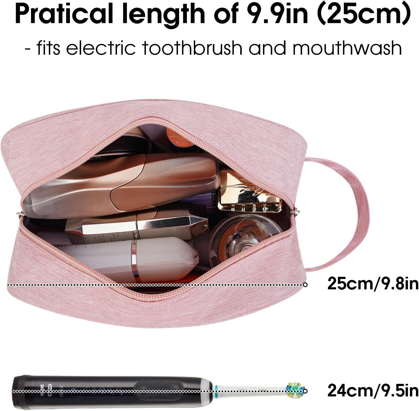 Narwey Travel Toiletry Bag for Women Traveling Dopp Kit Men Travel Bag for Toiletries Cosmetic Bag Makeup Bag Medicine Bag for Traveling