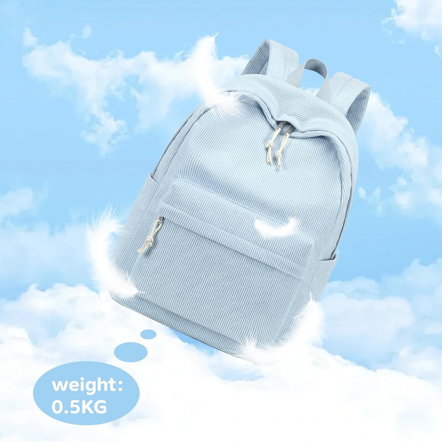 LEDAOU School Backpack Teen Girls Lightweight Bookbag Elementary Middle School Backpacks College Laptop Bag Travel Daypack