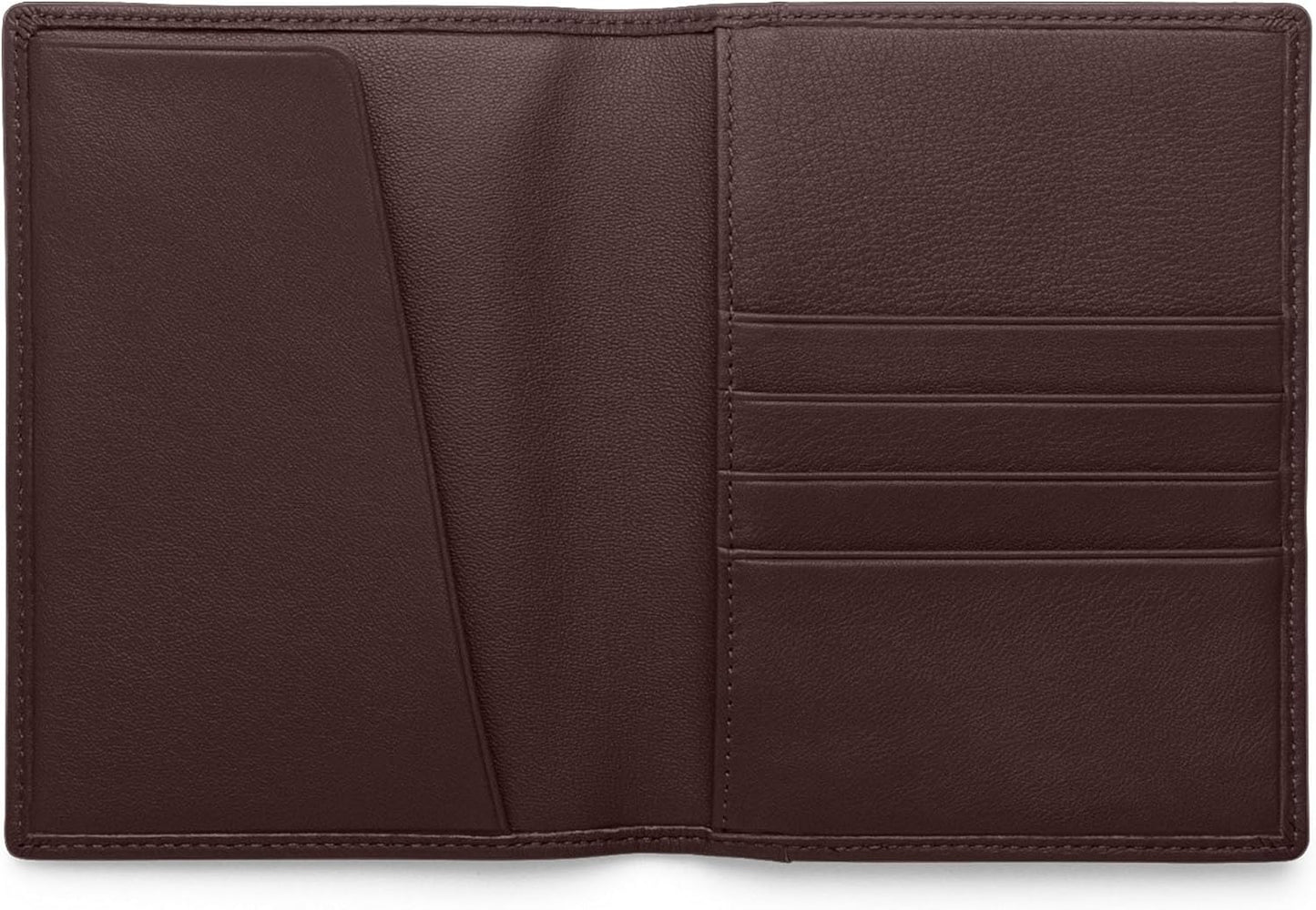 Leatherology Deluxe Passport Cover – Leather Travel Wallet with Card Slots, Pockets & Cash Storage