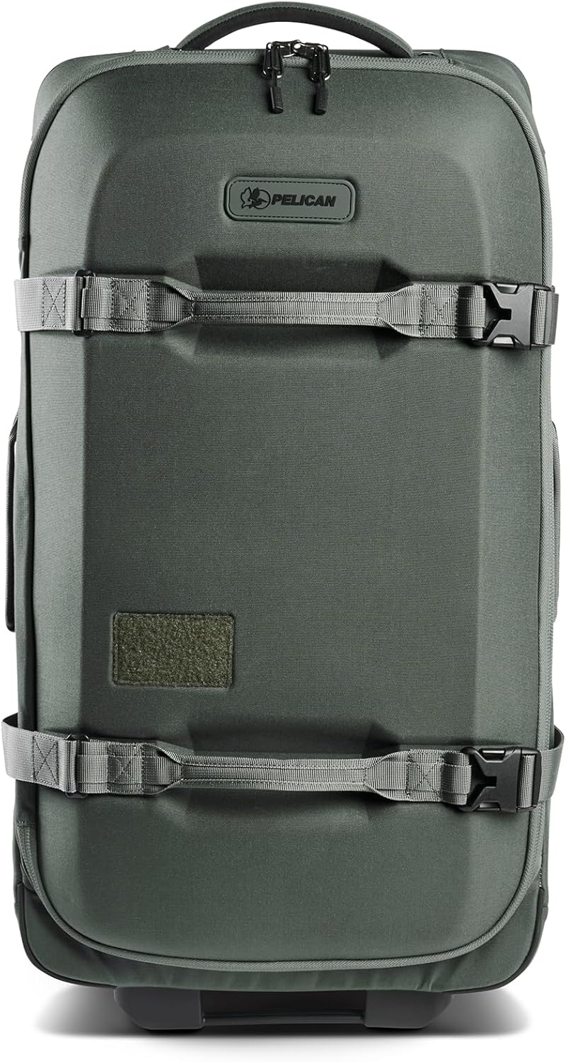 Pelican Aegis Luggage - Check in Duffel Bag with Wheels - 28 Inch Suitcase with Wheels (Charcoal)