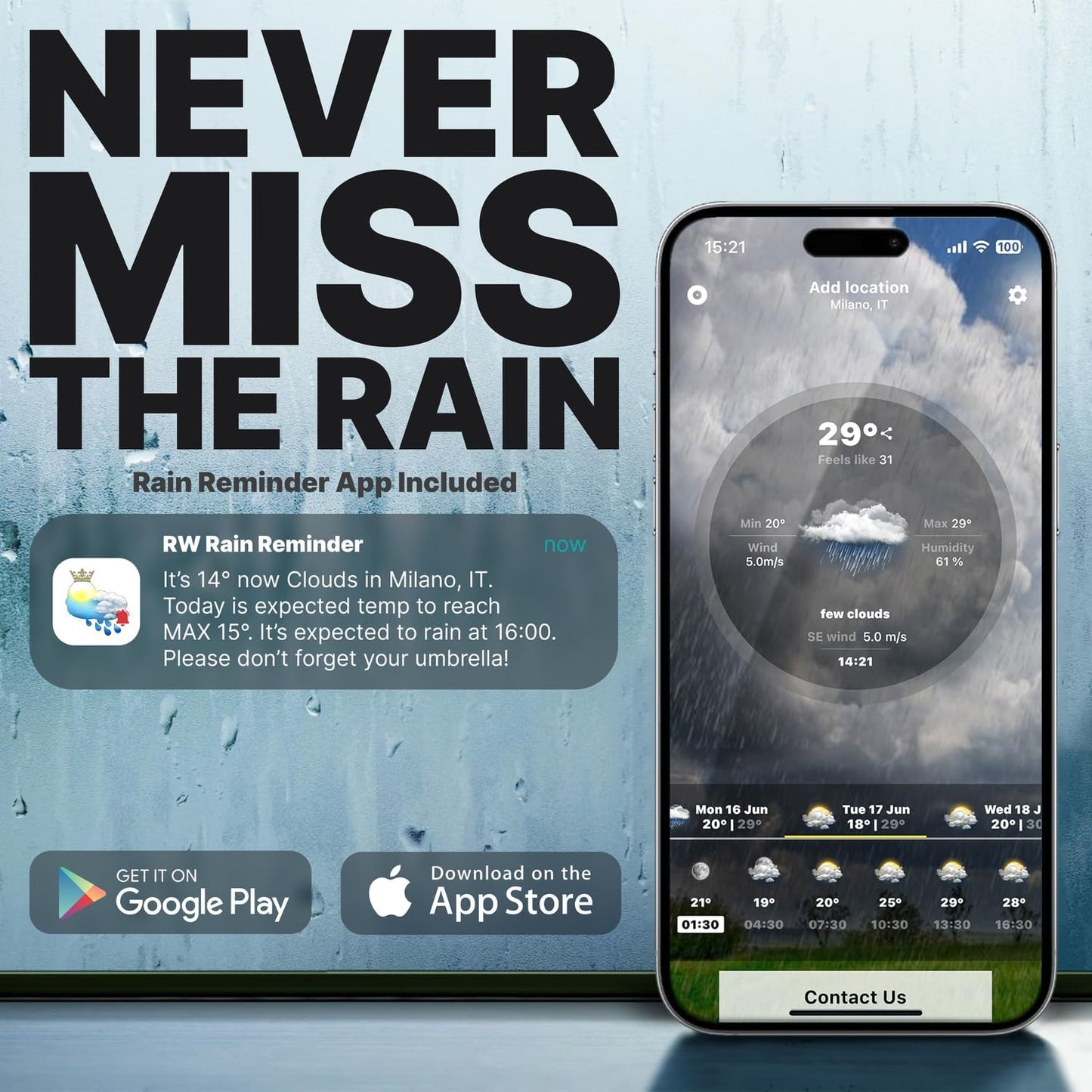 Royal Walk Windproof Large Umbrella for Rain 54 Inch Automatic Open for 2 Persons Wind Resistant Big Golf Umbrellas for Adult Men Women Classic Wooden Handle Fast Drying Strong 16 Ribs Travel 120cm