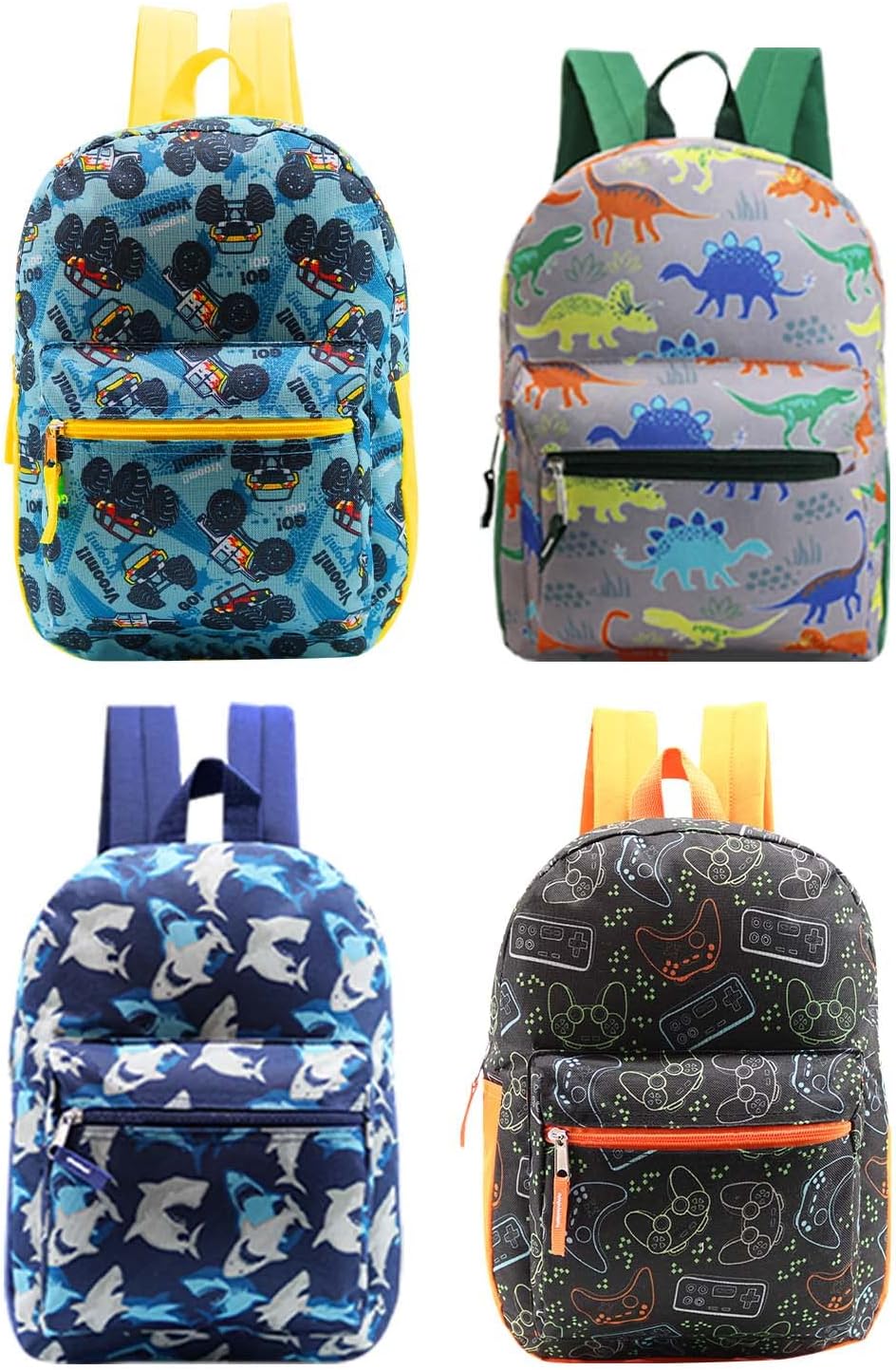 17" School Backpacks for Kids - Backpacks in Bulk for Elementary, Middle, and High School Students in Assorted Colors
