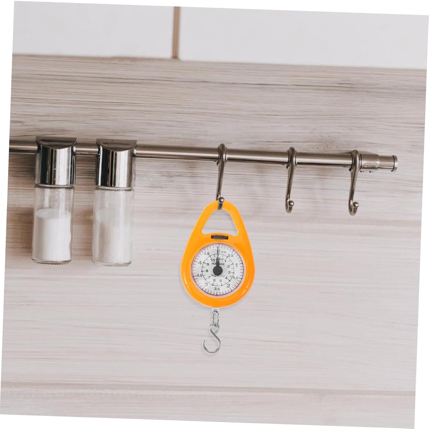 4pcs Travel Weight Scale Digital Luggage Scale Compact Spring Built-in Hook for Convenient Use