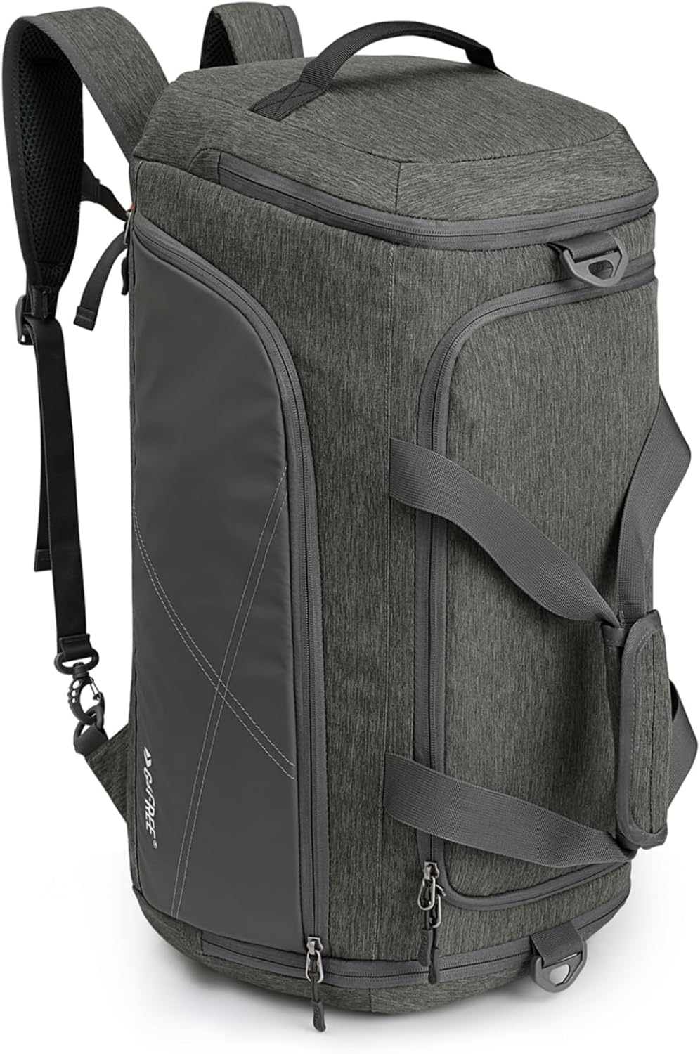 G4Free 45L/60L 3-Way Duffle Backpack Gym Bag with Wet Pocket & Shoes Compartment Sports Travel Weekender Overnight Duffel Bag