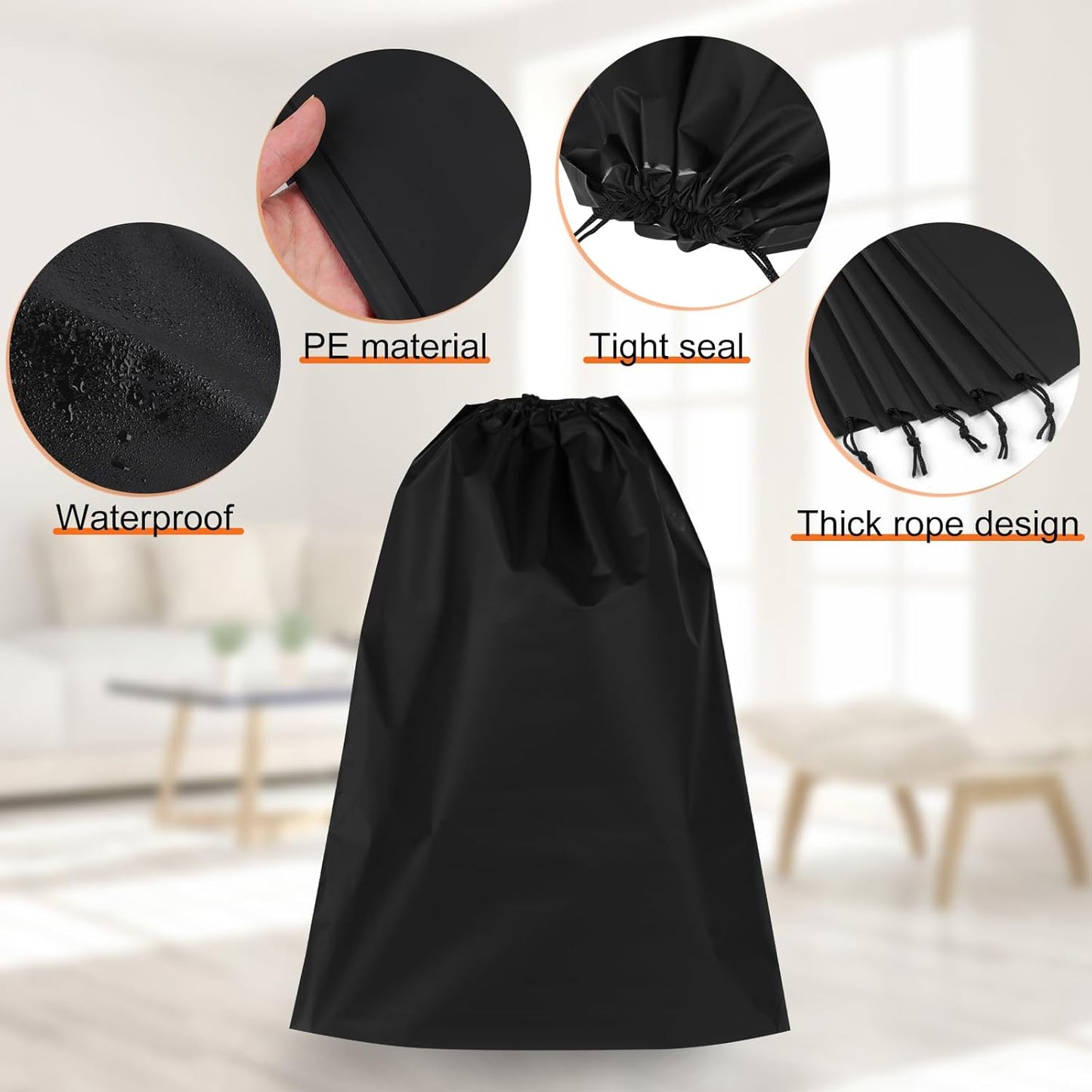 18 Pack Shoe Bags for Travel, 11.8in x 15.7in Travel Shoe Bags for Packing, Travel Bag for Shoes, Storage Bags for Men and Women