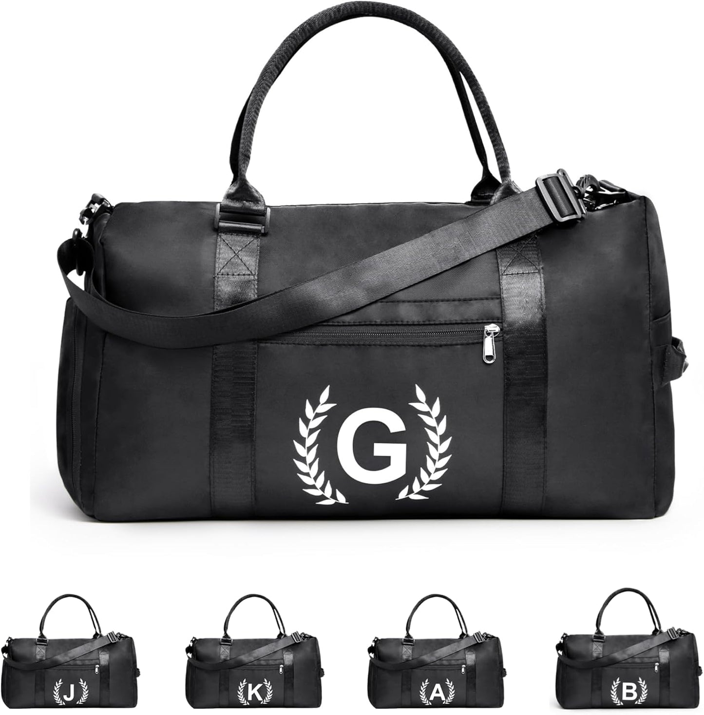 Gym Bag for Women & Men, Fitness Workout Sports Travel Duffle Bag with Wet Pocket & Shoes Compartment, Great Present for Gym Lovers