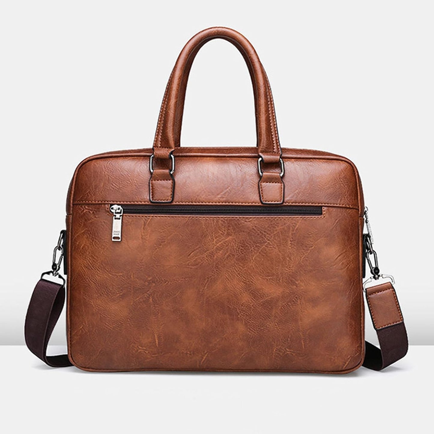 leather Laptop Bag for Men 16 inch Laptop Briefcase Waterproof,Handbags Shoulder Crossbody Bag Business