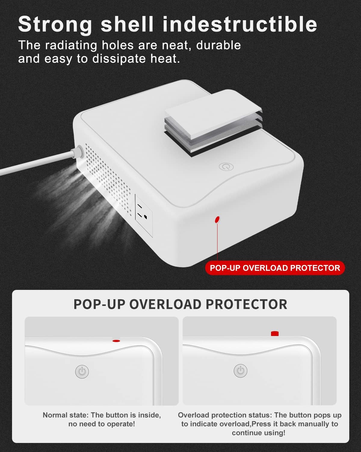 120v to 240v Step Up Transformer 1000W Power Voltage Converters, No Noise, Suit for Coffee Machines, Rice Cookers and Other Kitchen Appliances ，using 220V Asia Euro Appliance in US