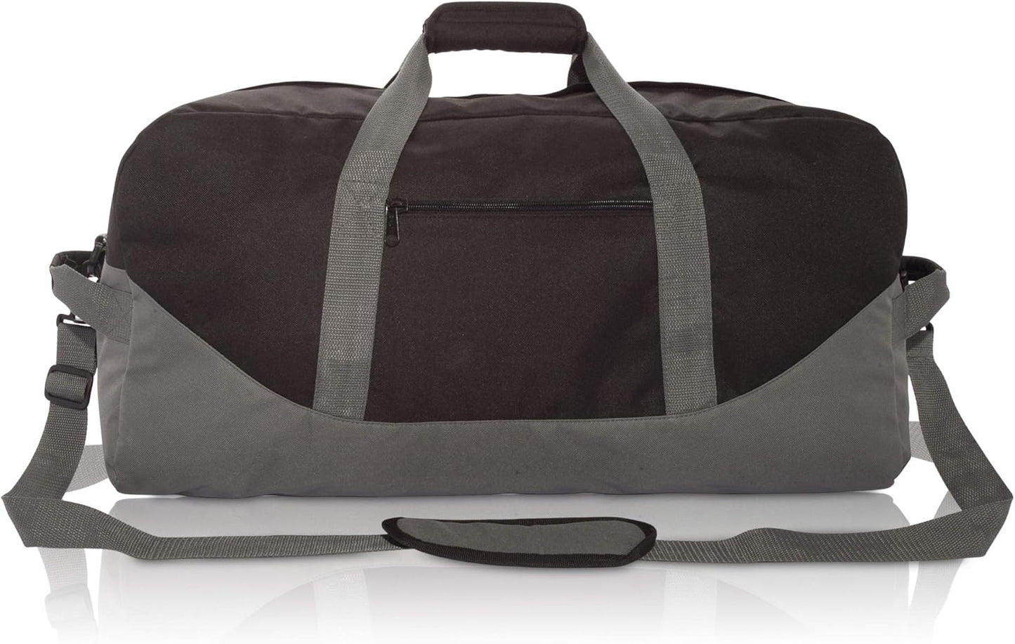 DALIX 25" Big Adventure Large Gym Sports Duffle Bag (Black Grey Navy Blue Red Camo)