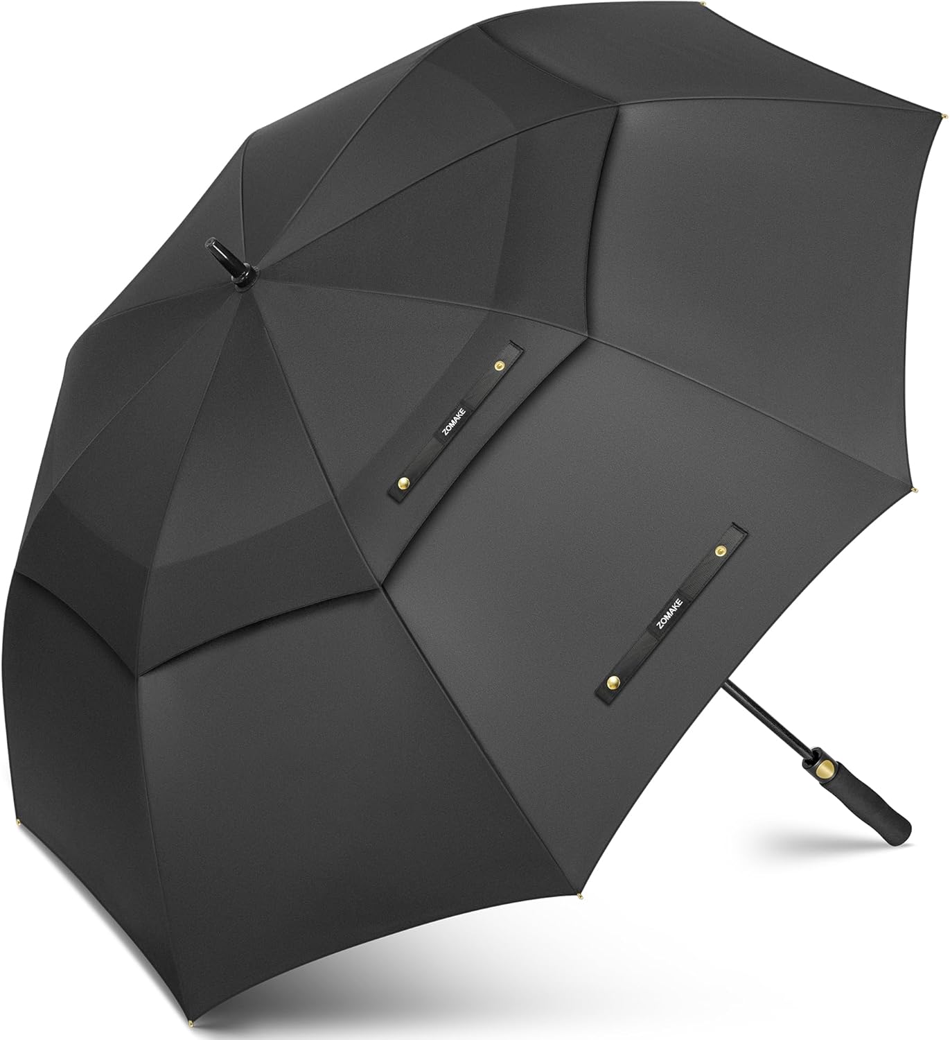 ZOMAKE Golf Umbrella Windproof, Extra Large Oversized Heavy Duty Double Canopy for Rain, Sports Games & Push Cart(51/54/62/68/72Inch)