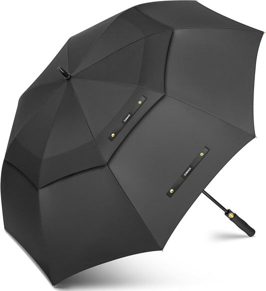 ZOMAKE Golf Umbrella Windproof, Extra Large Oversized Heavy Duty Double Canopy for Rain, Sports Games & Push Cart(51/54/62/68/72Inch)