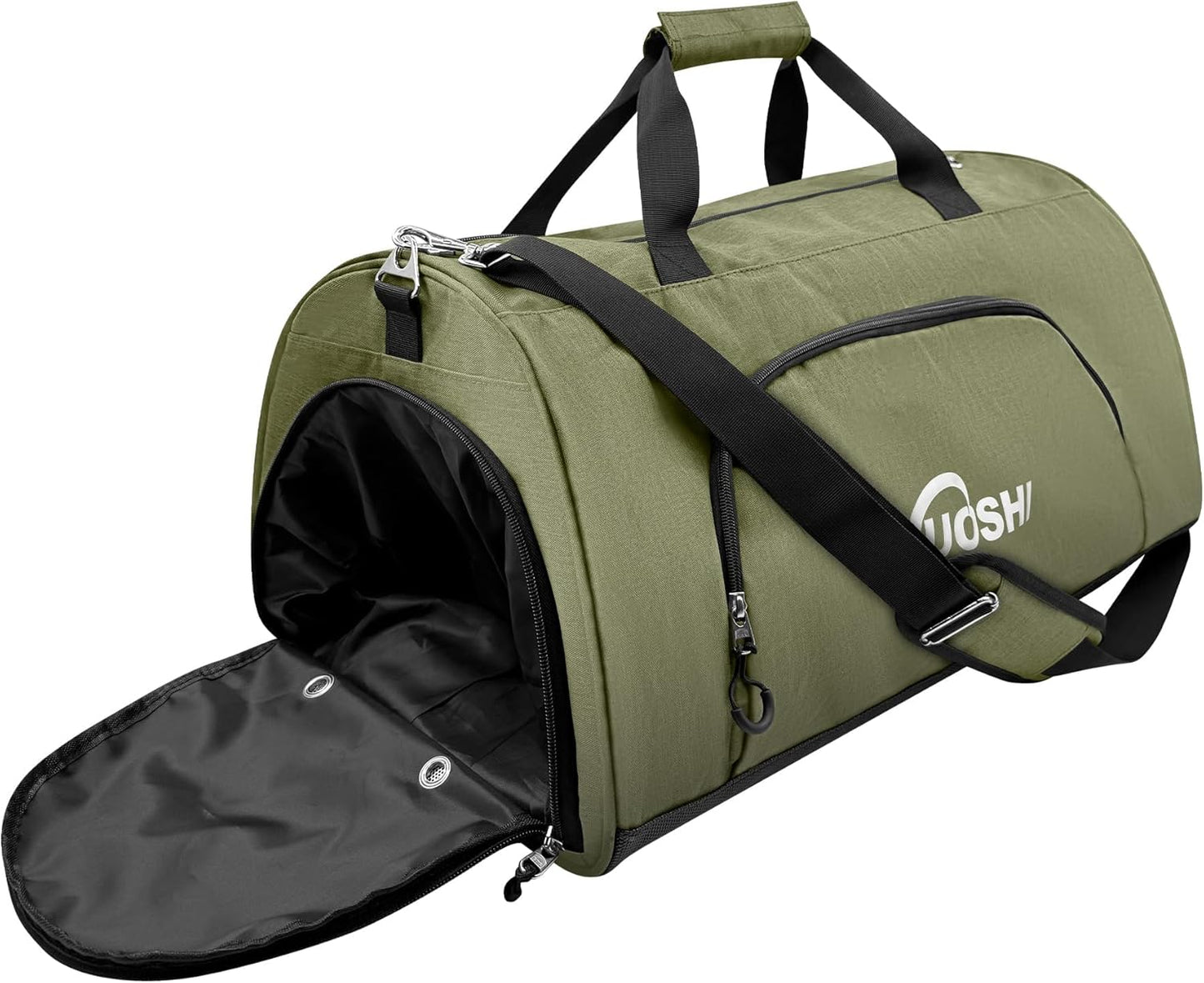 Gym Duffle Bag for Men & Women Water-Resistant-Sports Travel Bag with Ventilated Shoe Compartment & Wet Pocket, 56L Large Weekender Overnight Bag