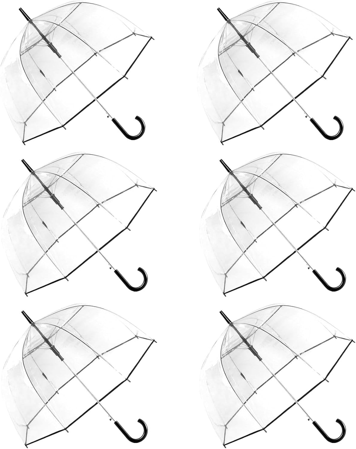 ShedRain Bubble Umbrella – See Through, Rain & Windproof Umbrella - Perfect for Weddings, Prom, Outdoor Events - Automatic Open