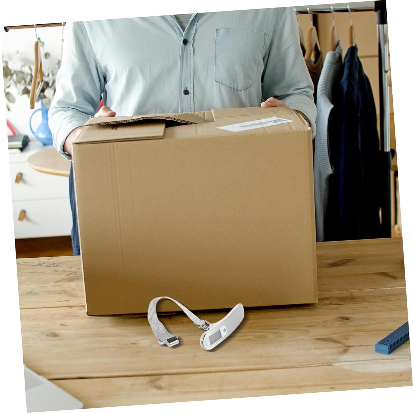 Digital Portable Luggage Scale Accurate Weighing Tool for Suitcases and Compact Design for Capacity for Travelers and