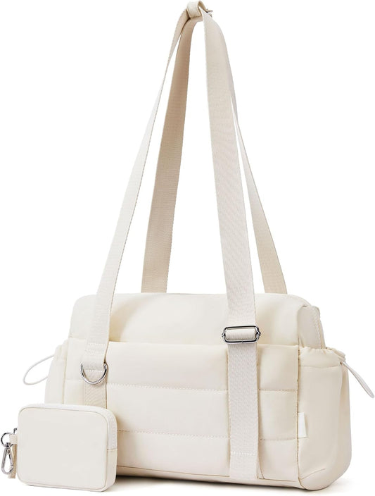 ROULENS Small Gym Bag for Women 2 Set Mini Gym Duffle Bag with Wet Compartment and Coin Wallet, Gym Tote Bag for Workout/Sport/Travel