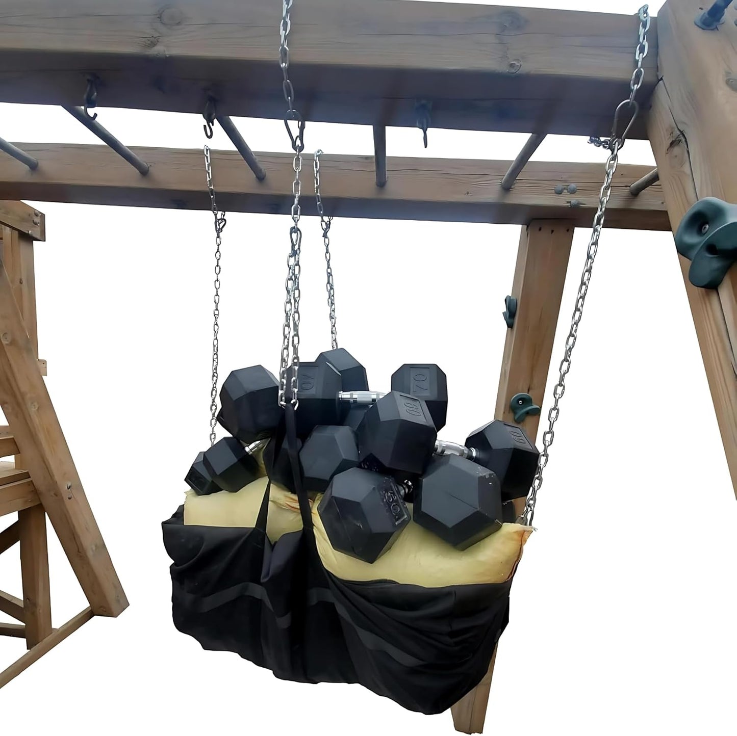 1000LB XL Duffel Bag – 250L/65Gal Heavy-Duty Ballistic Nylon Travel Bag with YKK Zipper, Reinforced Handles, Oversized Water-Resistant Gear Bag for Camping, Sports, Equipment, Tools – Black (41x20)