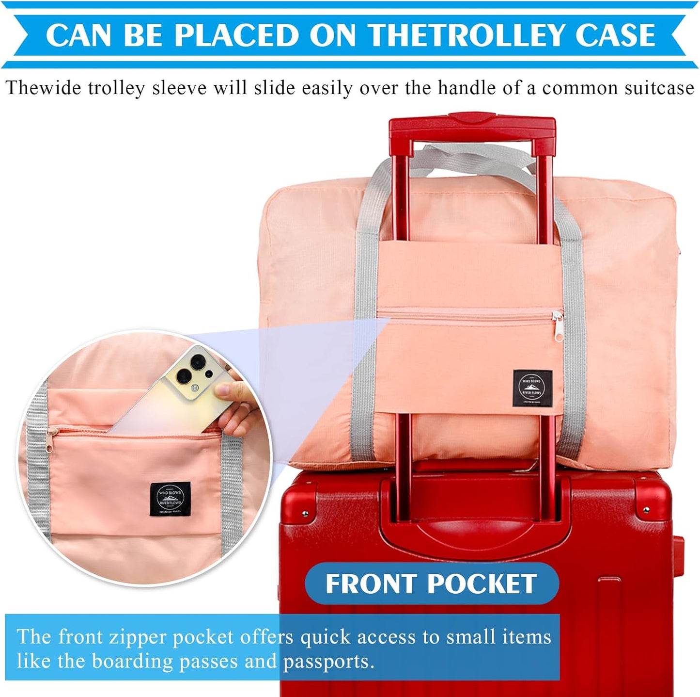 12PCS For Spirit Airlines Personal Item Bag Travel Bag Carry on Luggage Foldable Duffel Bag Sports Gym Bag Water Resistant Travel Duffel