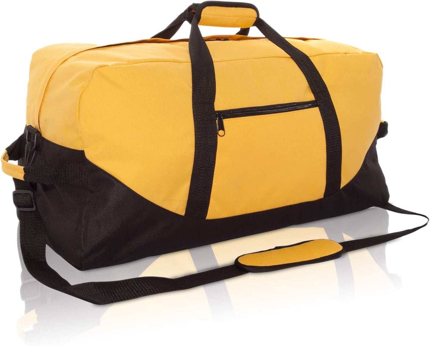 DALIX 25" Big Adventure Large Gym Sports Duffle Bag (Black Grey Navy Blue Red Camo)