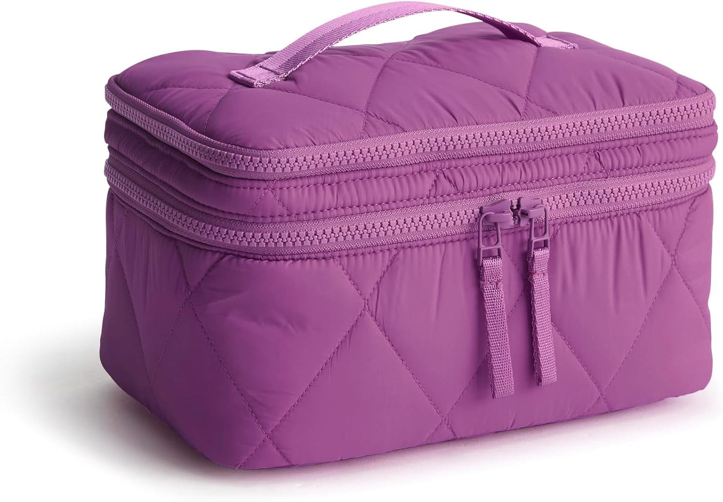 Vera Bradley Featherweight Brush Up Cosmetic Case, Iris Orchid