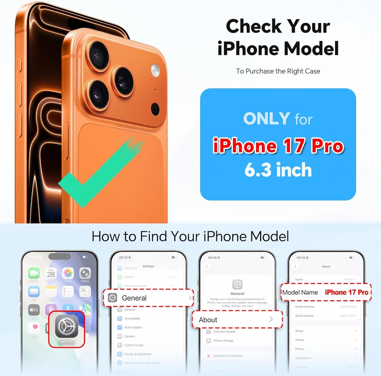 TUCCH Removable Crossbody Case Wallet for iPhone 17 Pro (6.3") 2025, Wireless Charging, RFID Blocking 9 Card Slots, Lanyard, Wrist Strap, Zipper Pocket, PU Leather, Stand Magnetic Cover, Light Brown