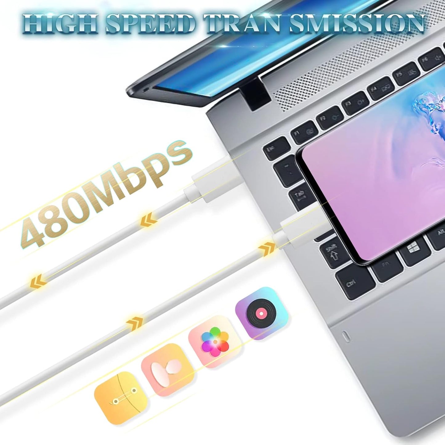 Samsung Super Fast Charger,Samsung Charger Fast Charging Block,2Pack 25W Samsung USB C Wall Charger,10FT Quick USBC Cable for Samsung Galaxy S25 Ultra/S24/S23/S22/S21/S20/A14/A54/Z Fold 6/5/Z Flip 6/5