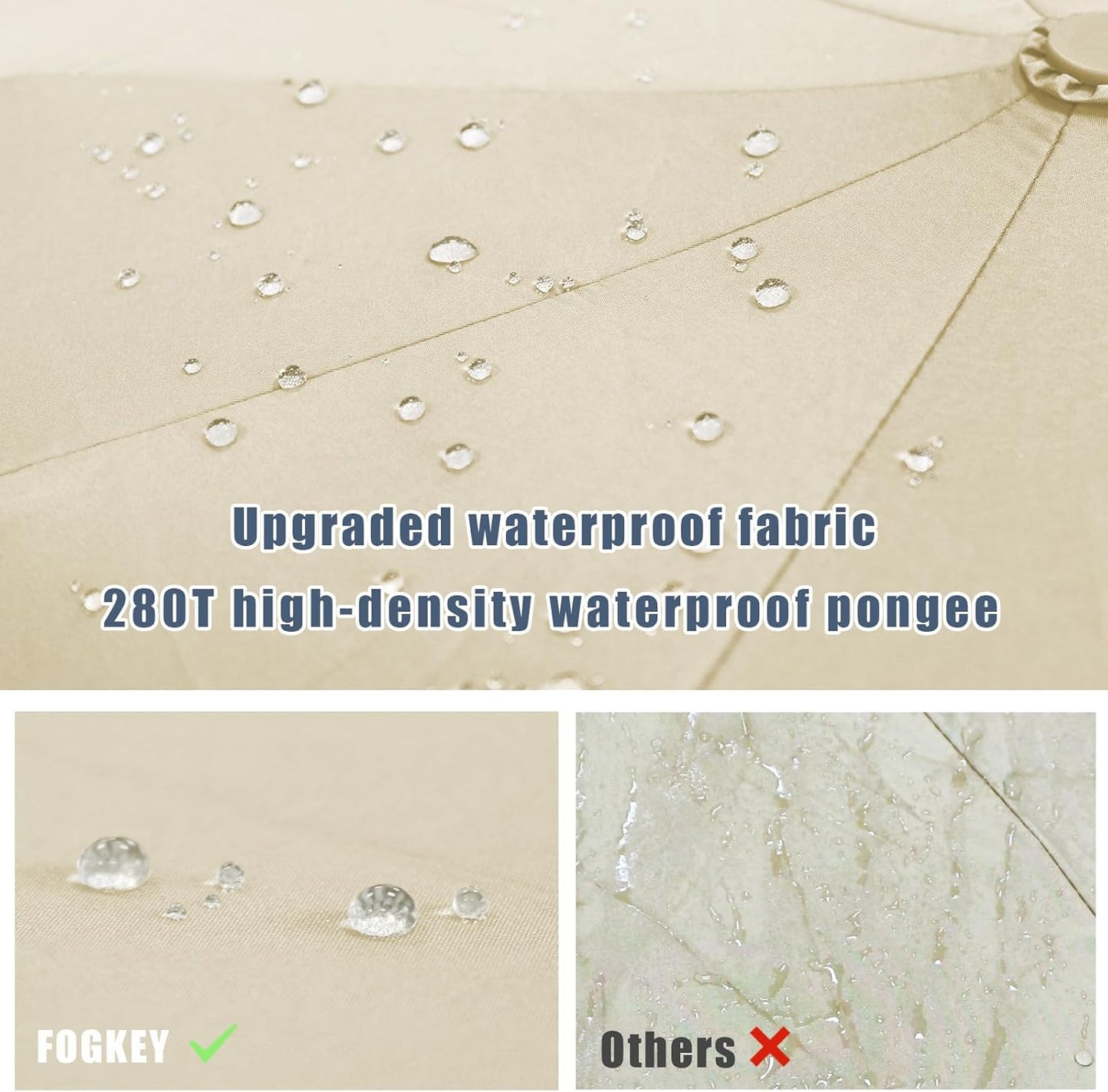 Large Windproof Travel Umbrella, Portable Reverse Folding Car Umbrella, Compact Inverted Design with Waterproof Canopy, Automatic, 10 Durable Ribs, 45.6/13 Inch, Fits Backpack