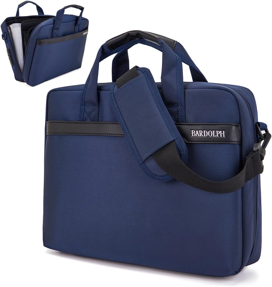 BARDOLPH Heavy Duty Accordian File Organizer with Handle