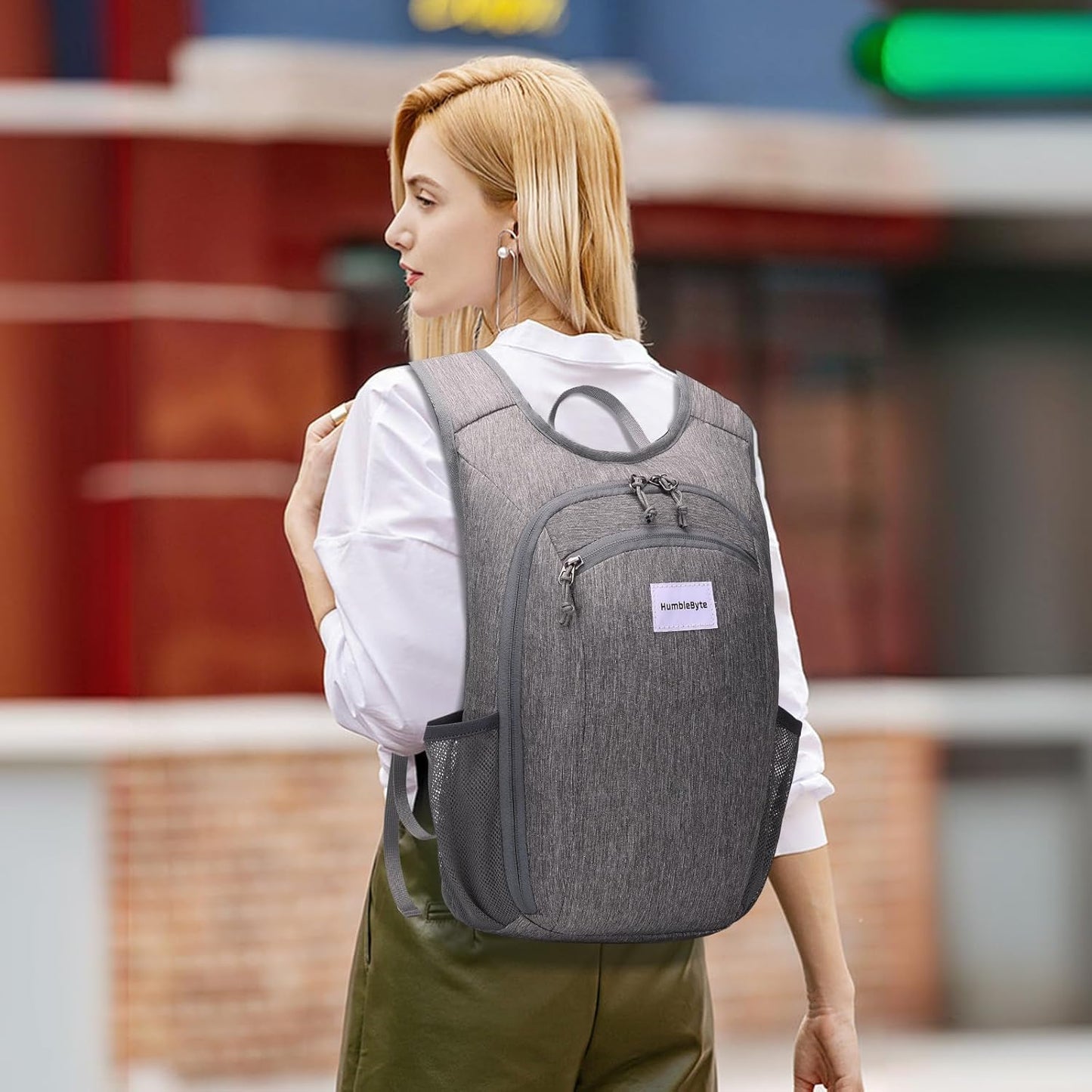 10L Lightweight Hiking Bag Small Daypack Hiking Backpack Foldable Outdoor Bag for Women Men(Gray)