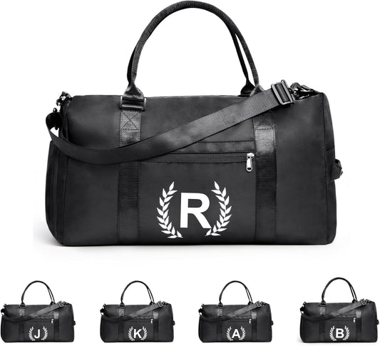 Gym Bag for Women & Men, Fitness Workout Sports Travel Duffle Bag with Wet Pocket & Shoes Compartment, Great Present for Gym Lovers