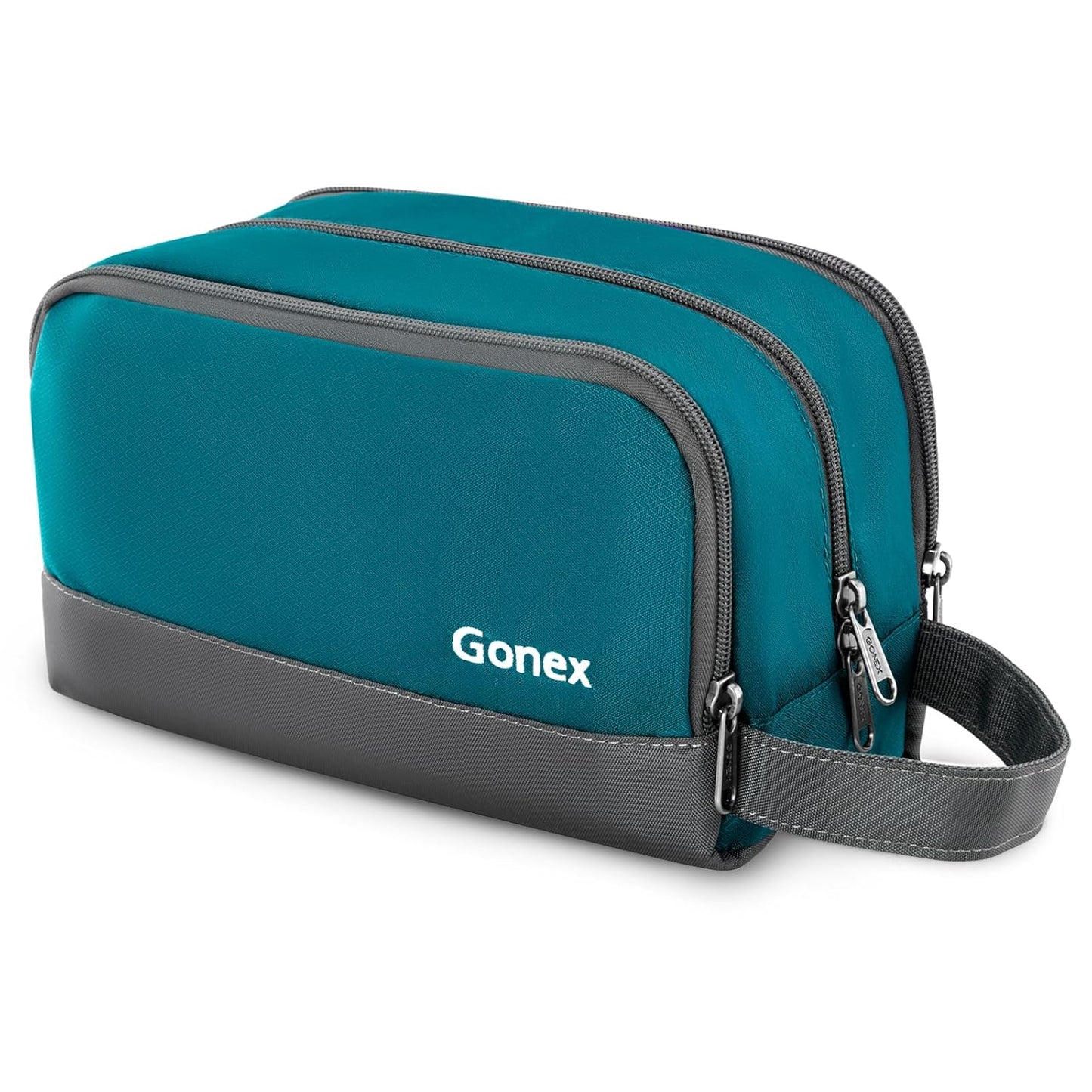 Gonex Travel Toiletry Bag Nylon, Shaving Bag Toiletry Organizer Peacock Green