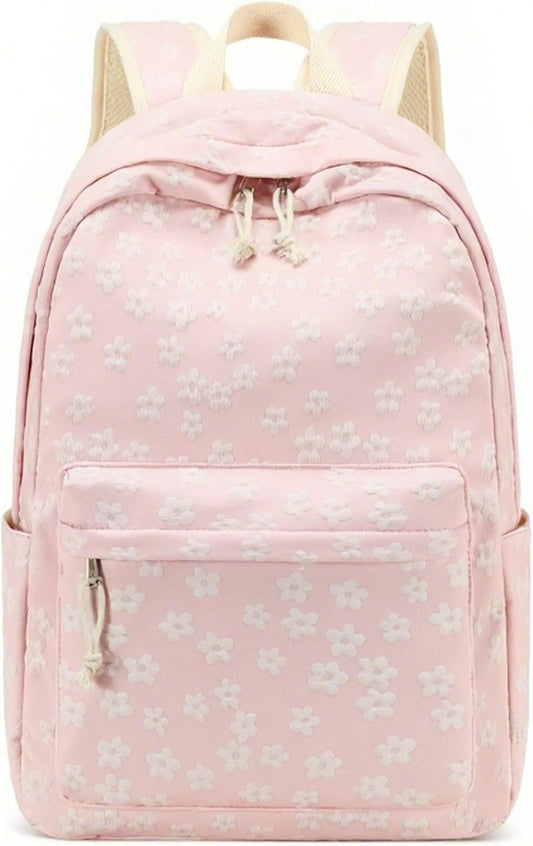 LEDAOU School Backpack Teen Girls Lightweight Bookbag Elementary Middle School Backpacks College Laptop Bag Travel Daypack