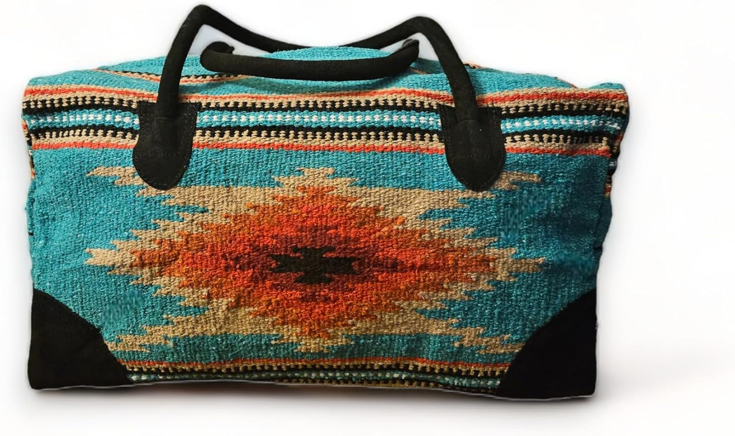 Southwestern Large Weekender Travel Bag Western Duffle Bag Boho Travel Bag