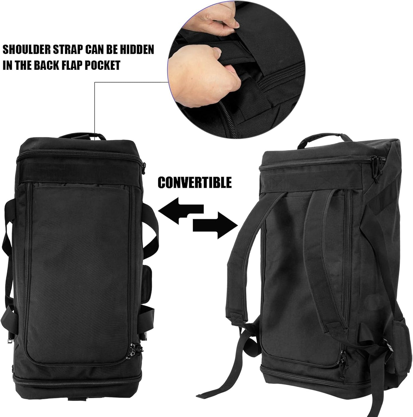 Large Duffle Bag,Gym Bags For Men Weekend Bag For Women Travel Backpack Carry On Sports Duffel Bag