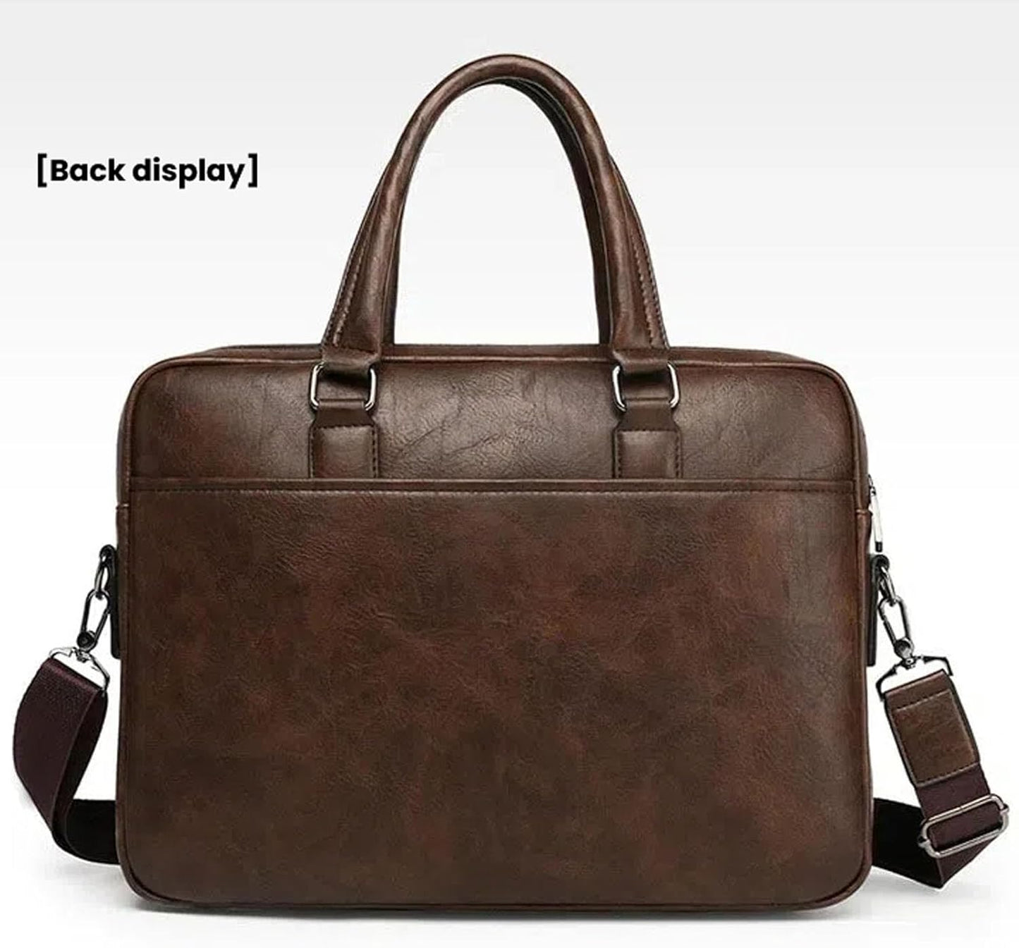 leather Laptop Bag for Men 16 inch Laptop Briefcase Waterproof,Handbags Shoulder Crossbody Bag Business