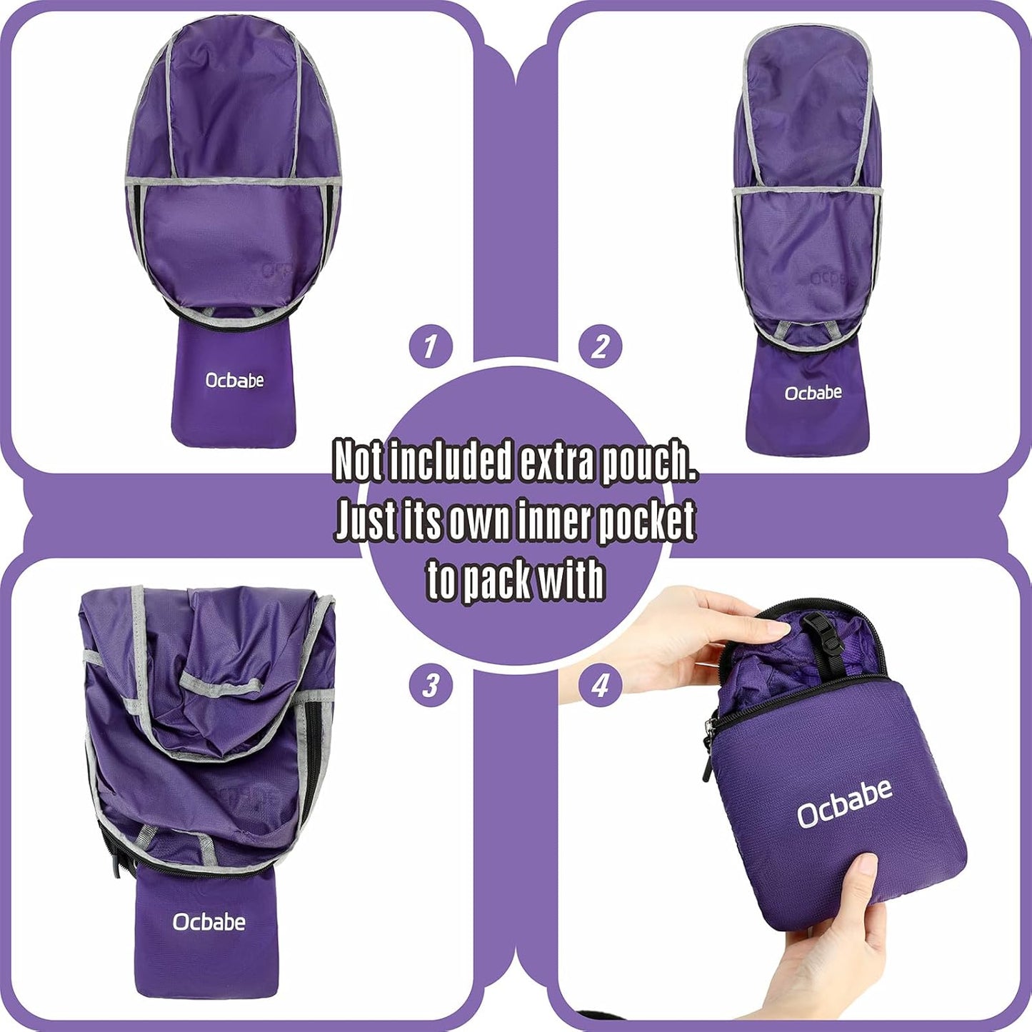 15L/25L Small Packable Lightweight Backpack Hiking Daypack Water Resistant Foldable Outdoor Camping Travel Bag for Women Men