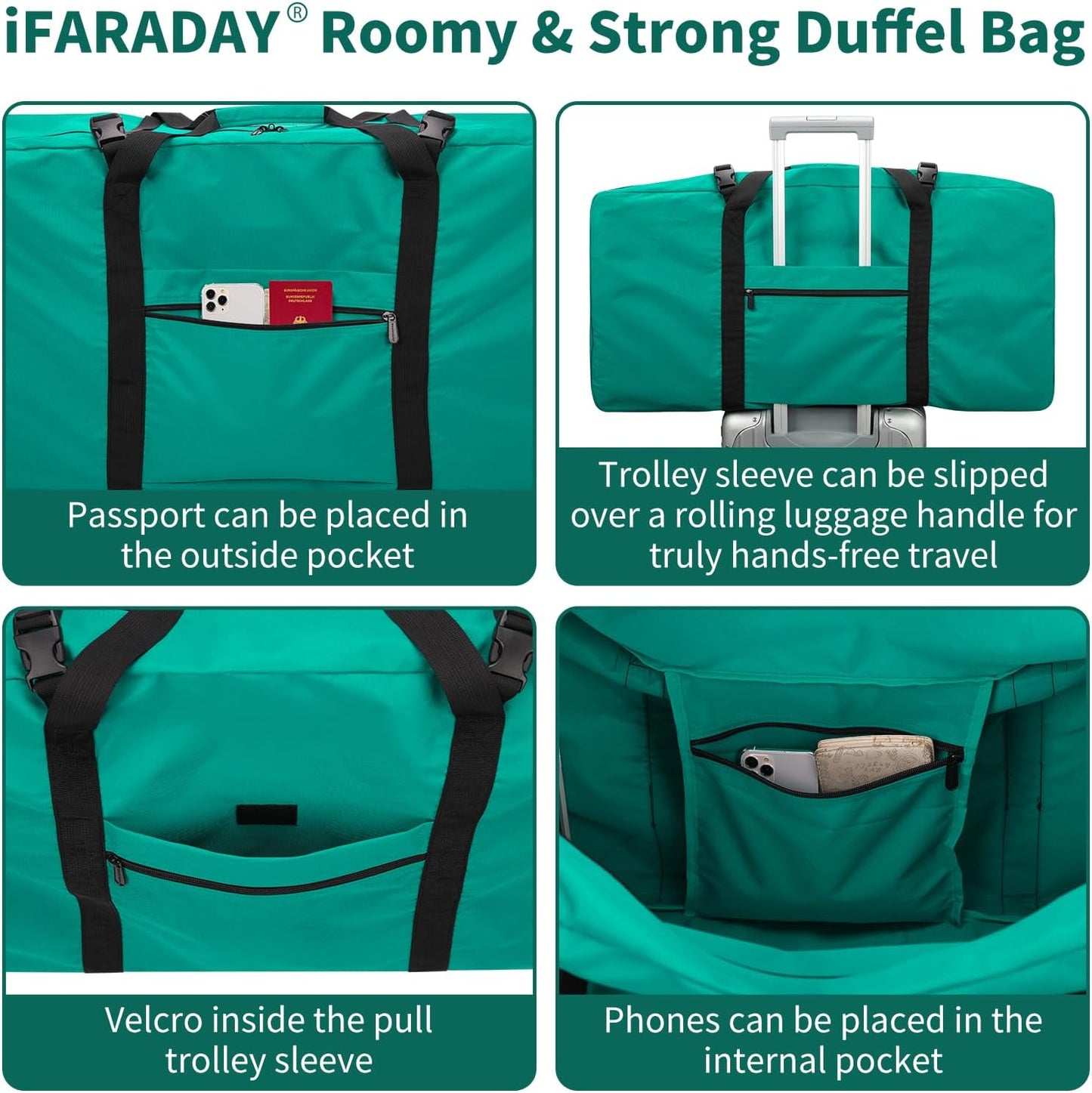 110L Extra Large Duffel Bag 32.5 inch Travel Duffle Bag lightweight Luggage Storage Bag for Outdoor, Camping, Sport-Green