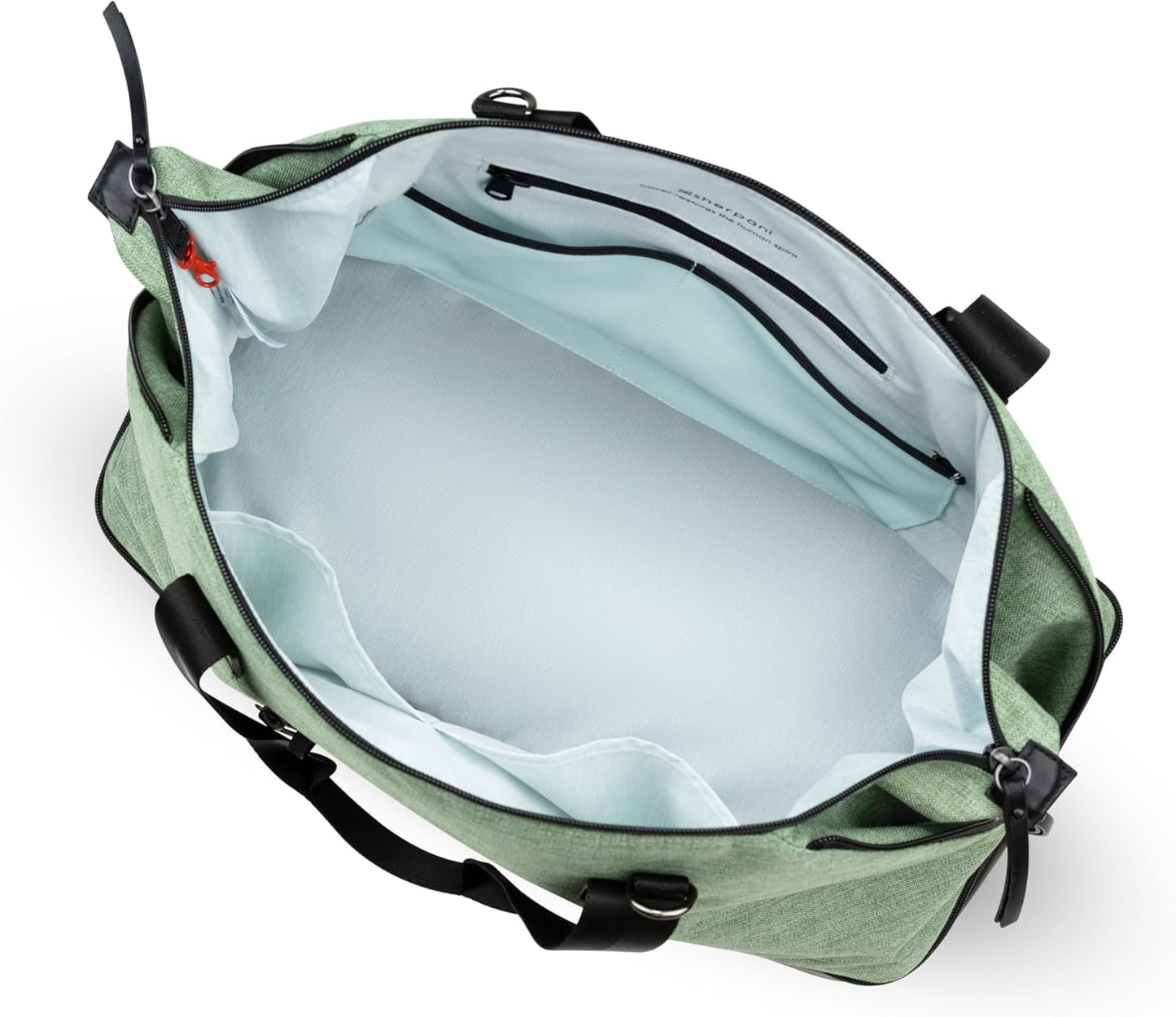 Sherpani Boston, Anti-Theft Weekender Bags,Travel Duffel Bag for Women, Carry On Tote Bag with Removable Shoe Bottom Compartment, Metal Hardware